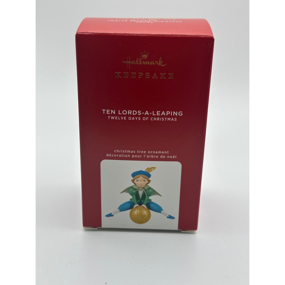 Hallmark Keepsake Ten Lords-a-Leaping Twelve Days of Christmas Ornament 2011